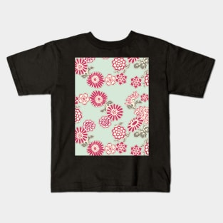 Pastel flowers Kids T-Shirt